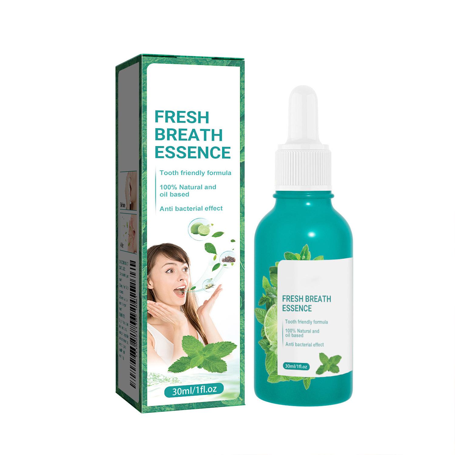 TK explosive fresh breath essence, gentle daily cleansing and care for the mouth, mint flavor, fresh breath and fragrance, three packs