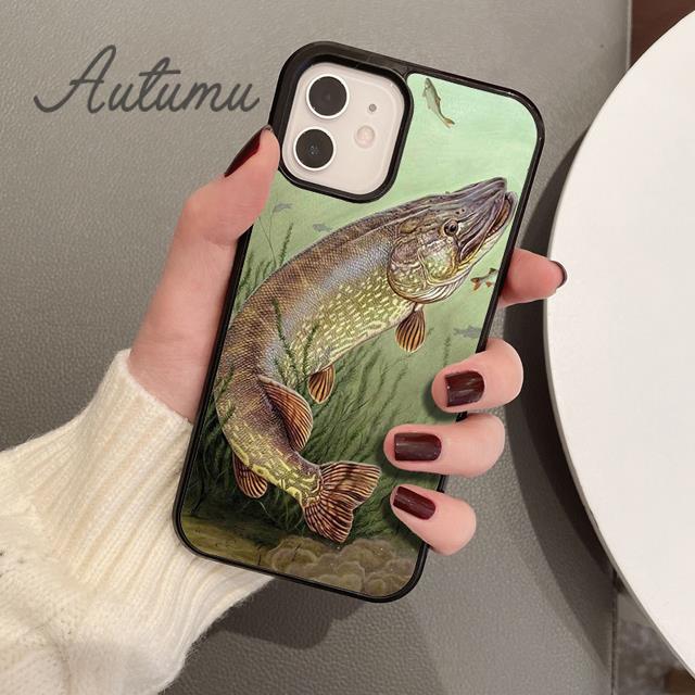 CARP FISH FISHING Phone Case for iPhone 11 12 13 14 Pro Max Mini X XR XS SE 2020 6S 7 8 Plus Samsung Galaxy S21 S22 Cover Shell