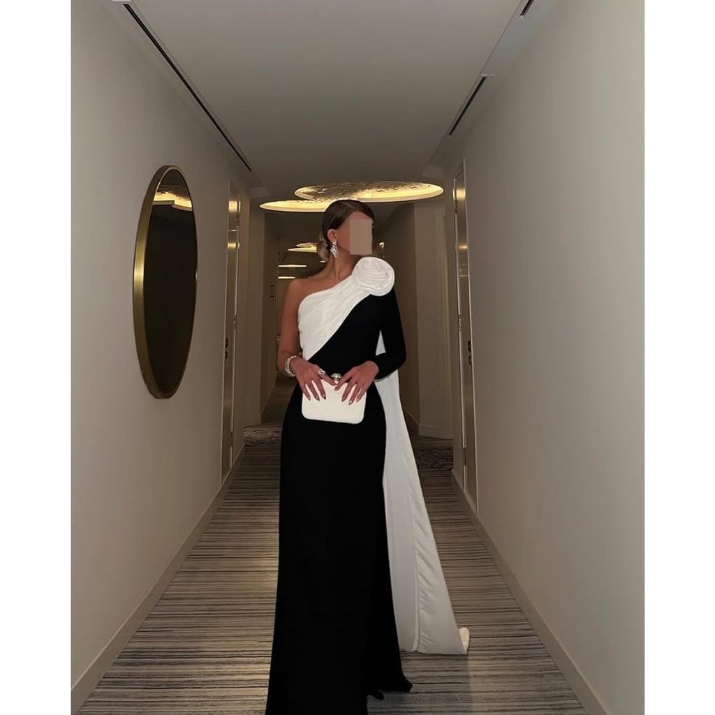 Fall Winter Sexy Floral Flowy Wrap Evening Gown for Women, European American Style Party Formal Dress for Crossborder