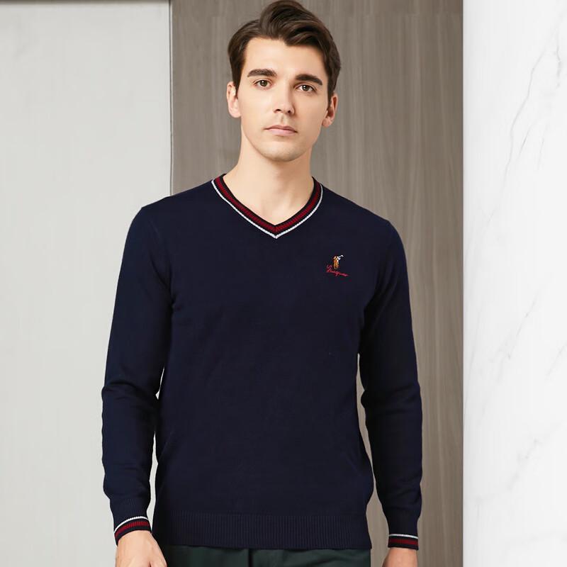 

YOUNG RIVER Men s Business Casual Long-Sleeve Wool Sweater 50