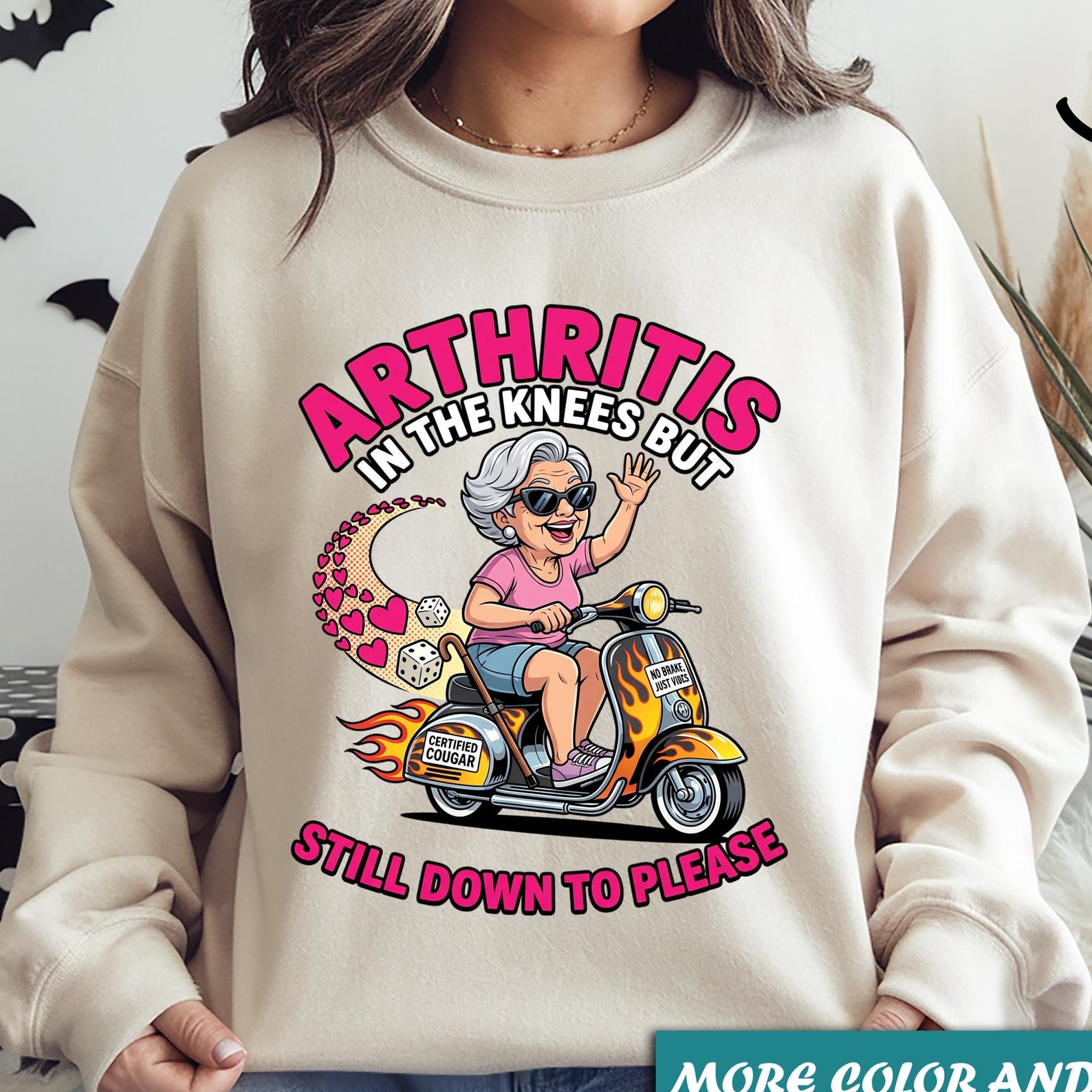Arthritis in My Knees but Still Down Funny Inappropriate Adult Humor T Shirt Terrible Tee Exchange Idea Crude Sarcastic Joke Graphic Shirt 3XL