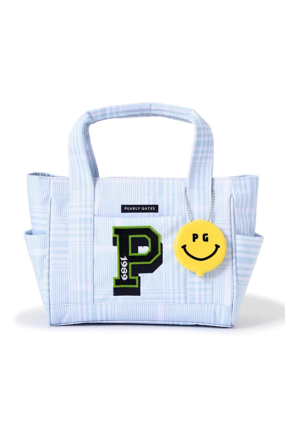 

Cart bag NICO Golf round FR [Pearly Gates] (with charm/plaid pattern) / / 053-5181203 111_Blue