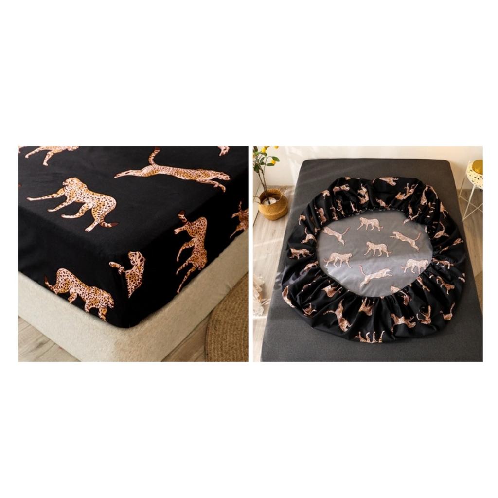 Printed Bedroom Home Hotel Light Beige Soft and Comfortable Bed Sheet