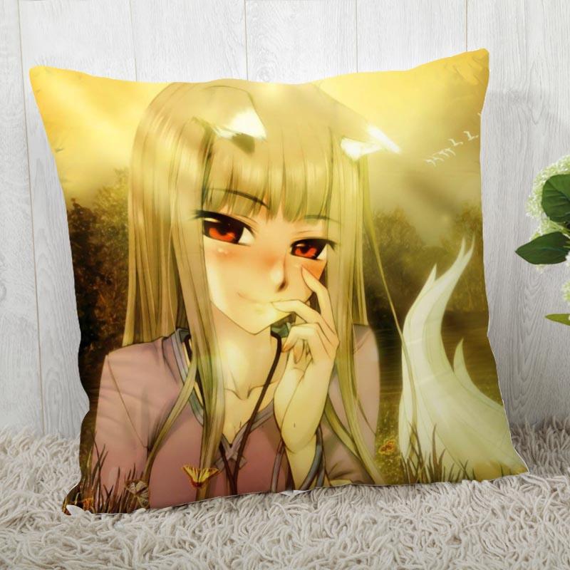 Spice And Wolf Pillow Cover Customize Pillow Case Modern Home Decorative Pillowcase For Living Room 45X45Cm A19.12.13
