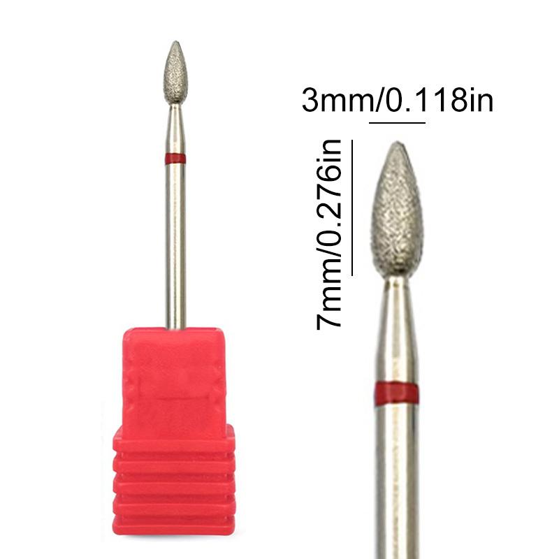 Diamond Milling Cutter Nail Drill Bits Set For Manicure Accessory Pedicure Eletric Machine Nail Bit Brush Burr Tool