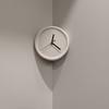 BEPAN Decorative Clock No Punching Inner and Outer Corners Living Room Simple Silent Wall Clock Sense of Technology Art Decoration