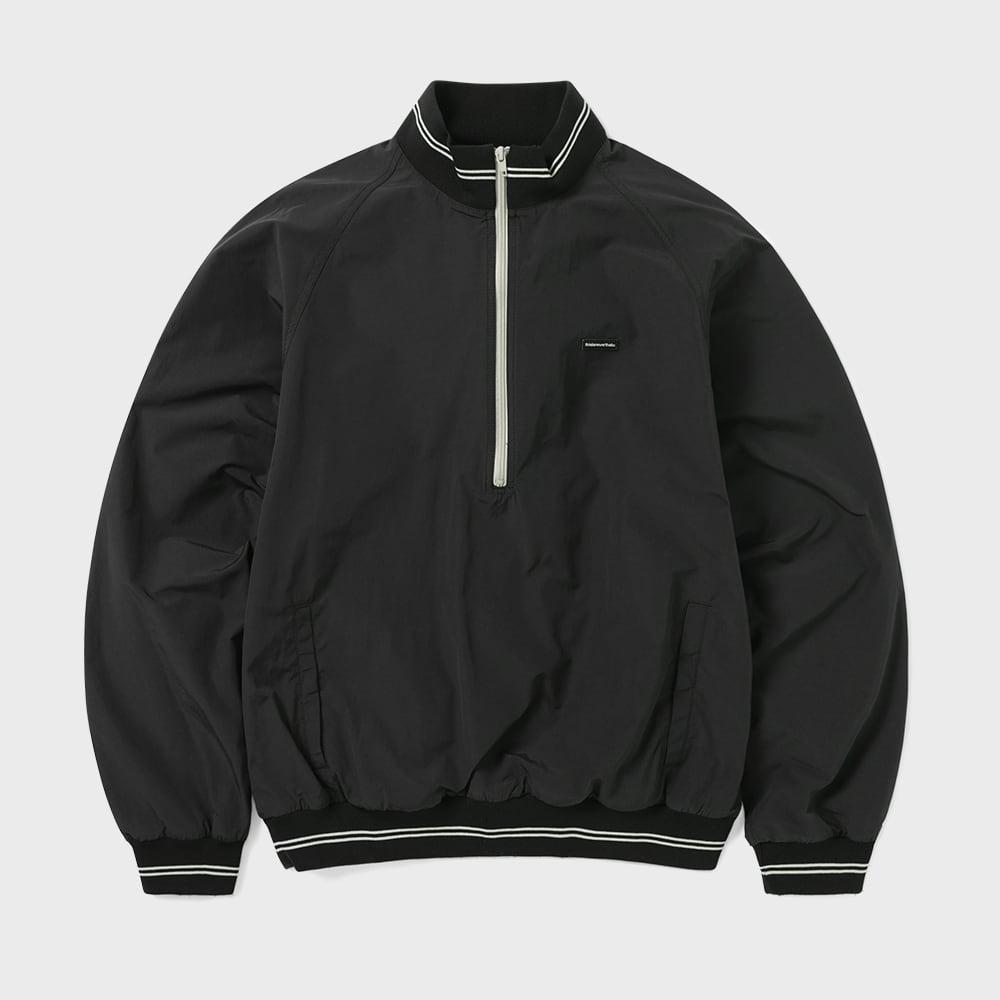 

ThIs Is Never That Nylon Half Zip Pullover Black M