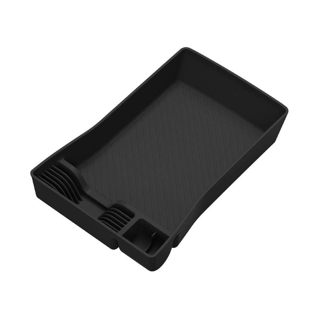 LUCKEASY for Hyundai Kona 2025 2026 Car Storage Box Interior Accessories Central Control Armrest Box Bottom Storage Case Tray