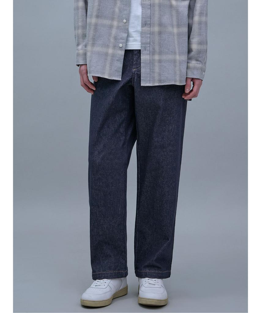 SHIFT.G Mallet Raw Denim Pants Navy