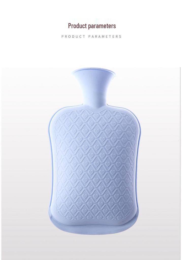 Silicone Hot Water Bottle - Macaron Colors, Large Capacity, Pour-In Design