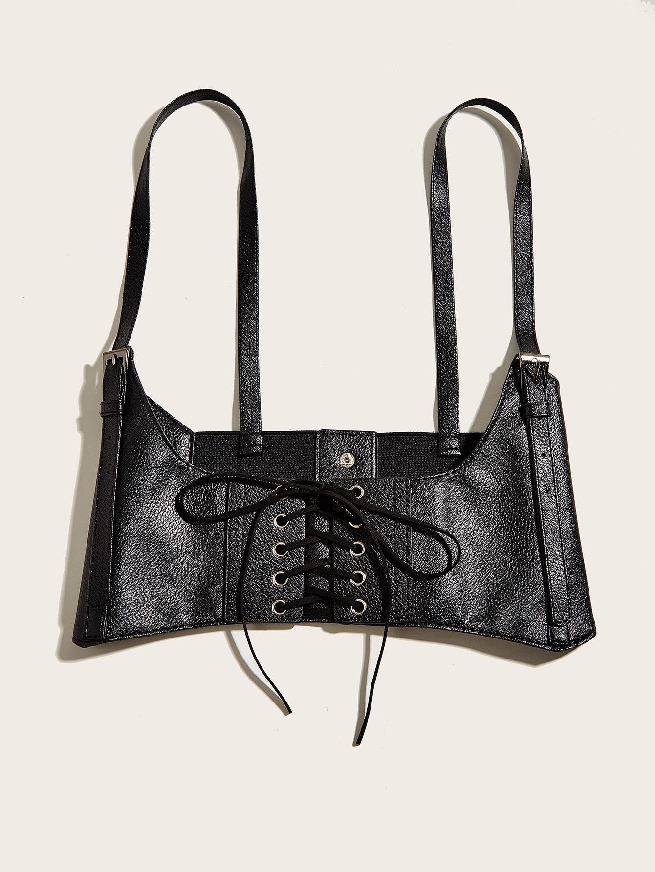 

Уличный ремень для съемки Пояс-печать Декорация Черный Панк-стиль Подтяжка с ремнем для костюма Женская талия