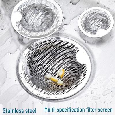 Edelstahl-Abflussfilter für Küche, Bad & Boden