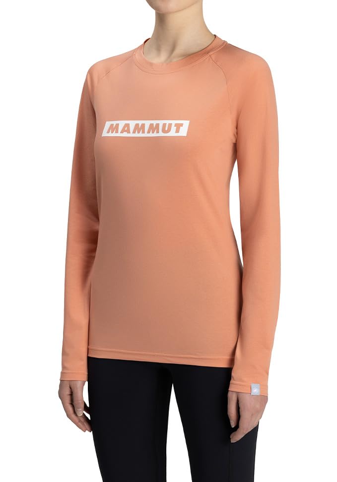 

Mammut QD Logo Print Long Sleeve Asian AF Quartz PRT2 T-shirts, Fit, Women s, Women s, 1016-01040, Dust-White,
