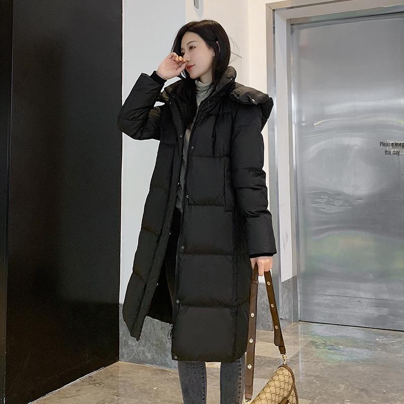 

Женская пуховая куртка - зима 2024 г., оригинальный дизайн: Тонкое, толстое, теплое пальто из белого утиного пуха XXL чёрный