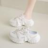 New half slippers women's 2025 summer student sports running shoes casual shoes with increased soles can be worn