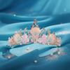 Mermaid Crown Diadems Halloween Ocean Style Costume Seashell Starfishs Hair Accessories for Women Girls Birthday Party Tiaras