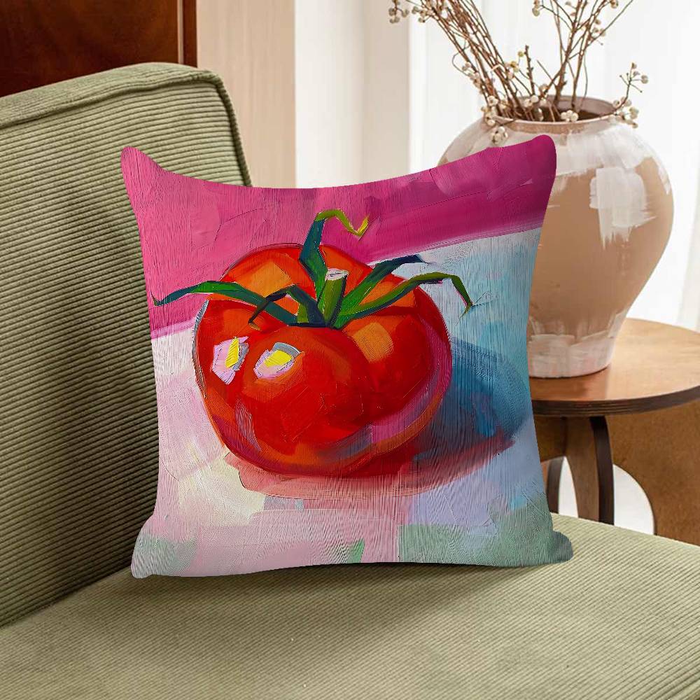 Fruit Pattern Cartoon Pillowcase Toon Gift Cushion Cover Bedroom Home Sofa Chair Seat Decor Pillow Case