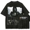 Giochi d'Azione Death Stranding Periferiche Stampa Maglietta Uomo Donna Streetwear YK Moda T-shirt Cotone Lavato Vintage Top Oversize