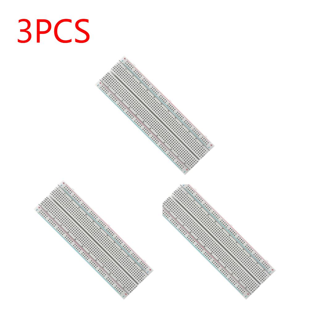 1-20PCS Breadboard 830 Point PCB Bread Board MB-102 Prototype PCB Solderless Breadboard Protoboard Circuit PCB DIY Kit