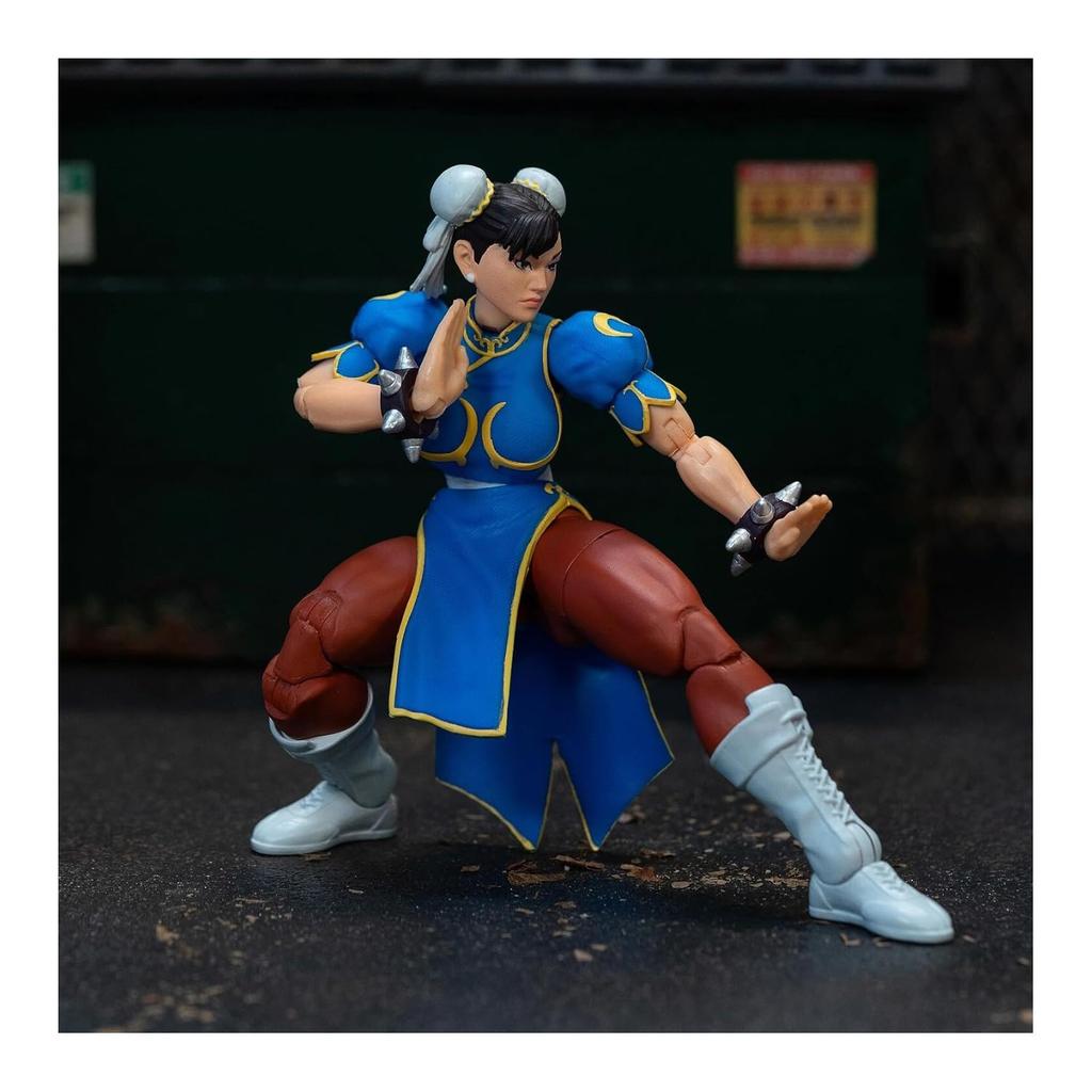 Street Fighter II Chun Li Figure Action Figure Toy for Kids and Adults 6-inch