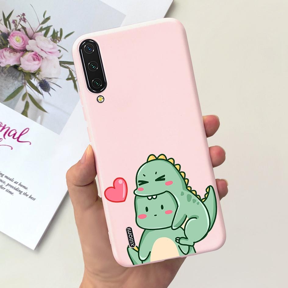 For Xiaomi Mi 9 Case Mi 9 Lite Back Cover Fashion Flower Slim Soft Silicone Funda On Xiaomi Mi 9 SE Mi9 Mi 9Lite Shockproof Capa