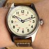 Tandorio 39mm Pilot Men's Diving Automatic Watch AR Sapphire Miyota8215/PT5000 Movt Mechanical Steel Wristwatch 20BAR Green Lume