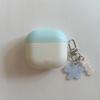 INS wind matte color matching earphone cover for Apple AirPods 1 /1 generation cartoon pendant case PRO1/PRO1