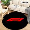 Formula Round Area Rug Carpet Rug For Living Room Bedroom Sofa Playroom Decor Nonslip Floor Mat