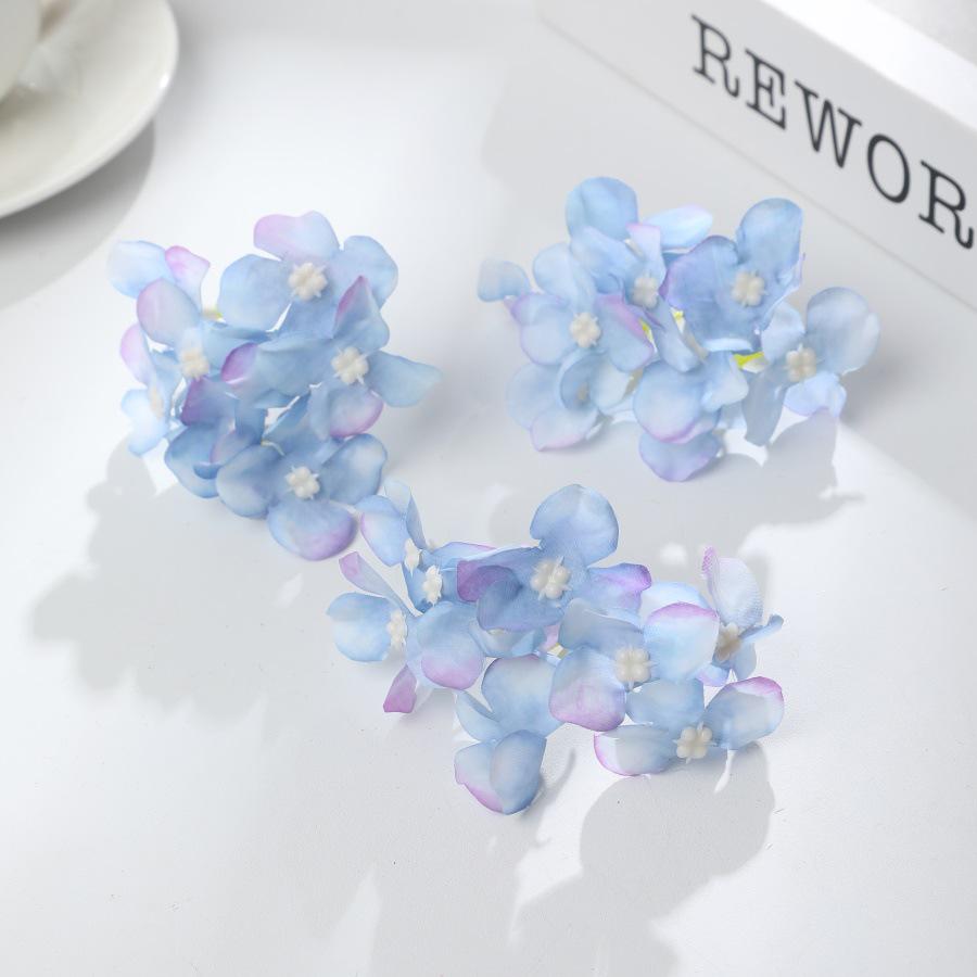 Simulated Hydrangea Accessories: DIY Handicraft Hanfu Flower Decorations
