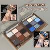 Nine Color Shimmer Matte Eyeshadow Palette Long Lasting High Pigment Eye Makeup