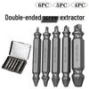 High-Speed Steel Double-Ended Screw and Wire Extractor Set 4341