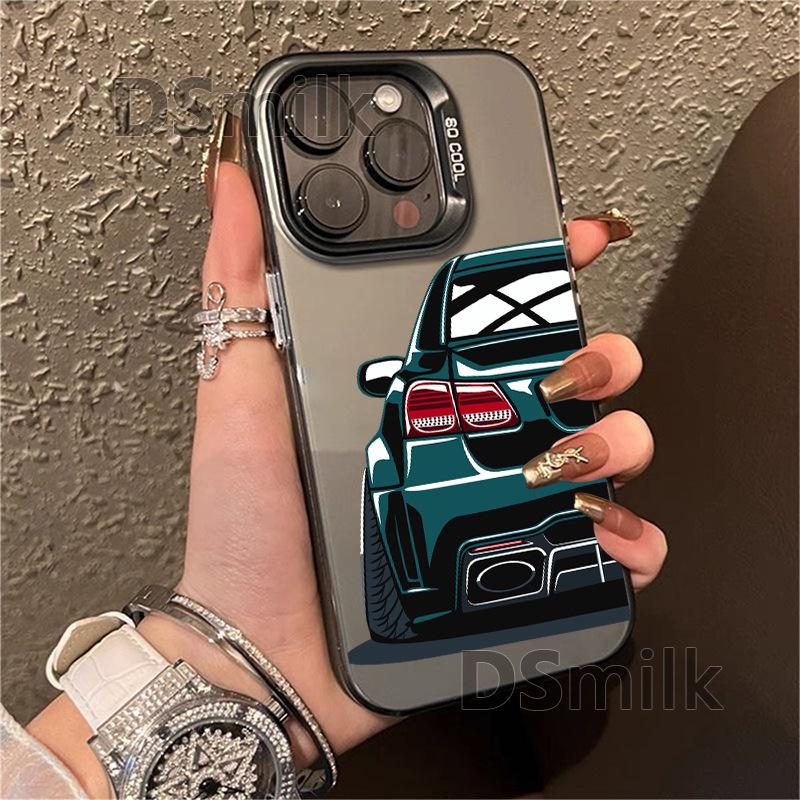 

Мягкий чехол для iPhone с мультяшным автомобилем для 11/12/13/14/15/16 Pro и 11/12/13/14/15/16 Plus с лазерным дизайном iPhone 7/8