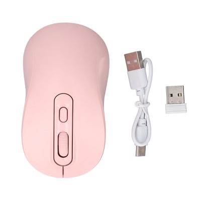 2,4 GHz Drahtlose Maus Bluetooth Dual-Modus Wiederaufladbar Leise Tragbar Computermaus mit Empfänger