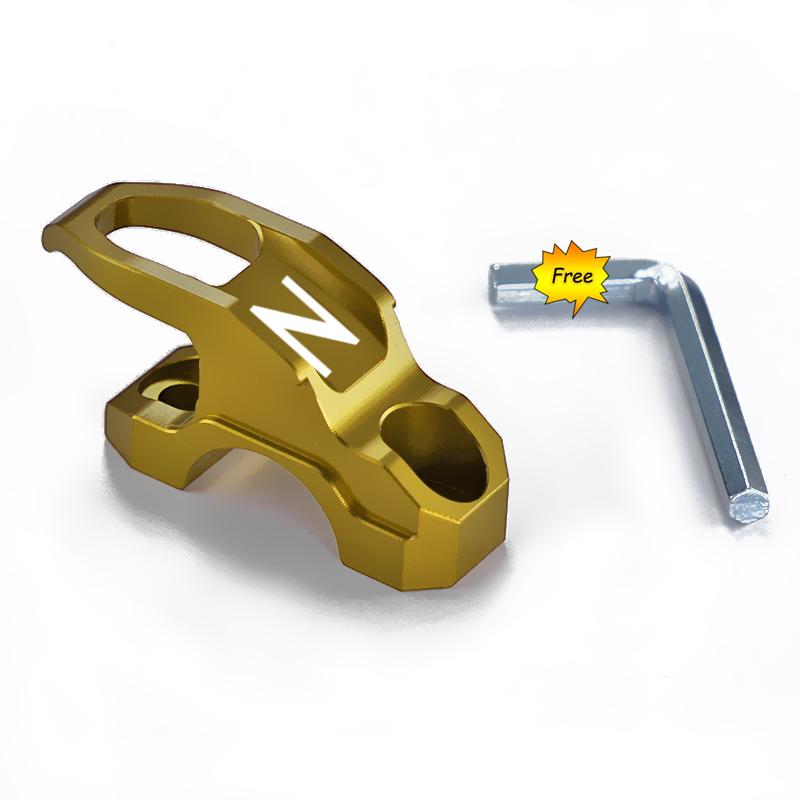 

Для Kawasaki Z650 Z750 Z800 Z900 Z1000 Z250 Z400 мотоциклетный главный тормозной цилиндр кронштейн сумка багажный зажим держатель крючок для шлема золотой