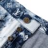 LOUIS VUITTON Casual Shorts Men's Blue White 1AA55K