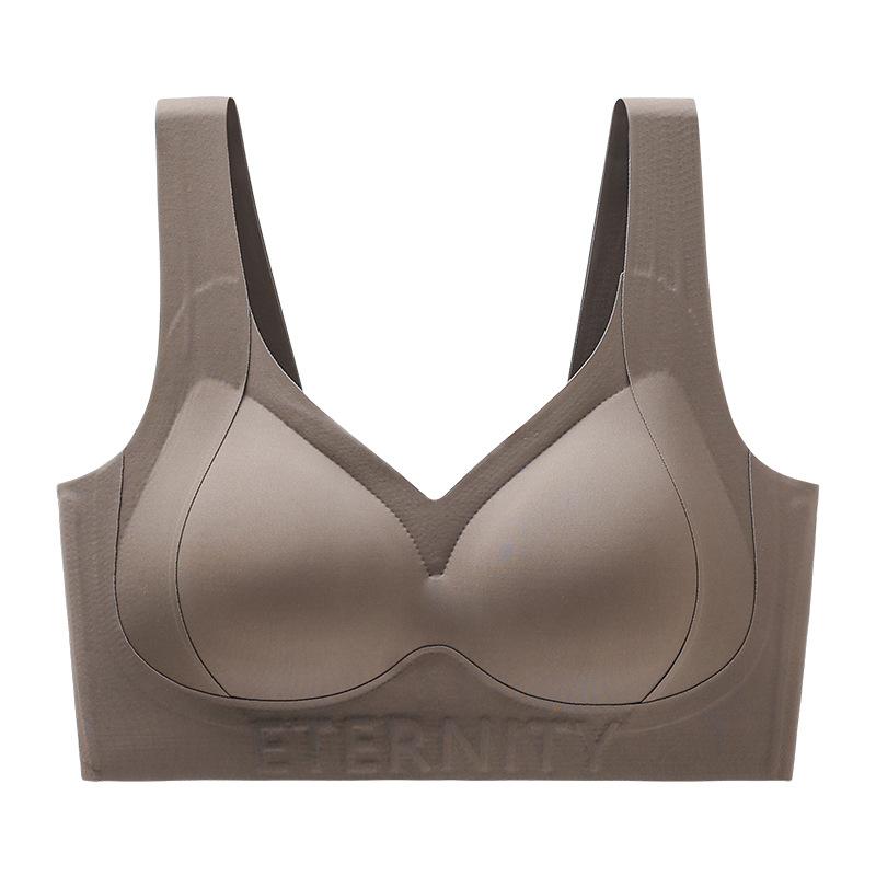 Female Spring and Autumn Gather Up No Steel Ring Soft Pull Skin Comfortable No Trace Invisible Underwear