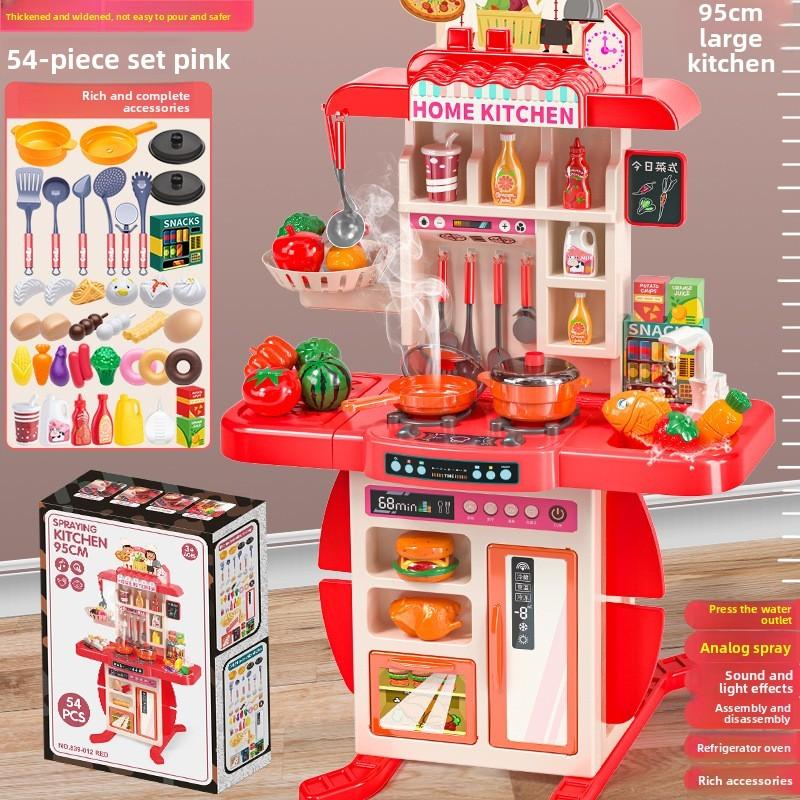 Children Toys Kitchen Kids Highly Reductive Cooking Toy Educational Play Pretend