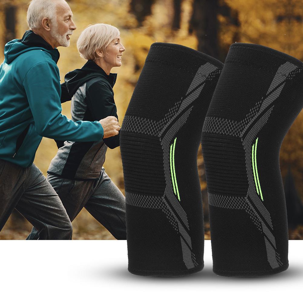 Unisex Sports Knee Protector Tendon Training Tool Elastic Knee Brace Support (m)