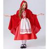 Halloween children's Little Red Riding Hood costumes, capes, children's fancy dress party costumes