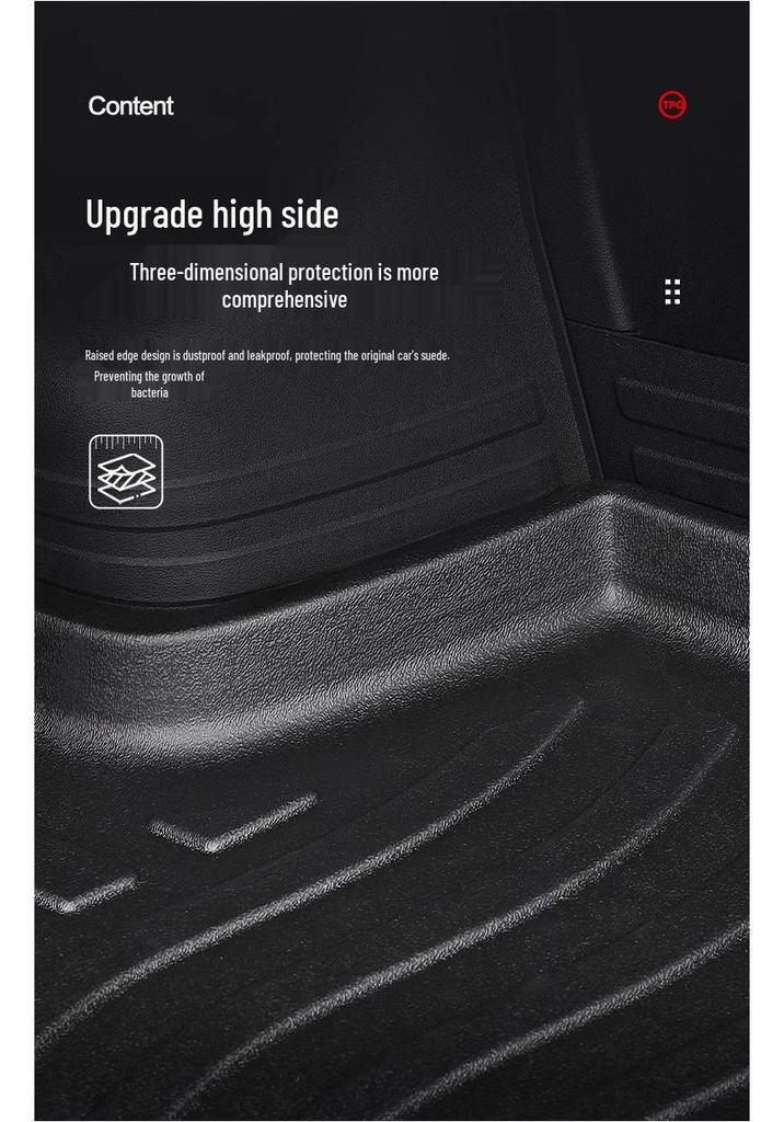 AION i60 Trunk Mat: Waterproof TPE Interior Accessory for Car Modification