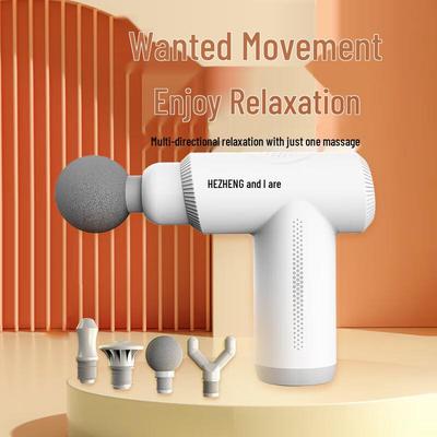 Pistola de Massagem Portátil com Sensor Inteligente Hezheng Plugue CN (adaptador incluso)