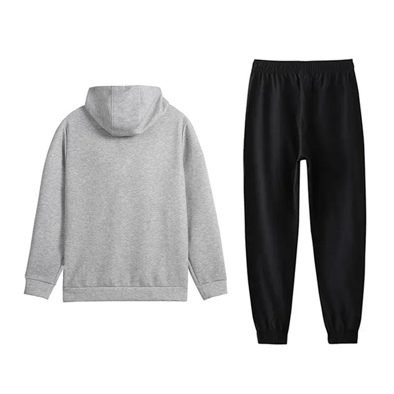 Li Ning Casual Sportswear Unisex Coin Gray+Black AWDVP47-1+YYKV155-1