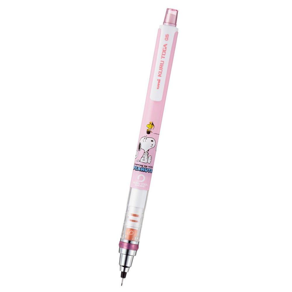 Mitsubishi Pencil Kuru Toga Collection Mechanical Pencil Snoopy Song 0.5mm розовый
