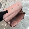 2025 New Leather Gender-neutral Men's and Women's Same First-layer Cowhide Round Lock Hole Breast Bag Single Shoulder  Leather Backpack