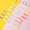 Deli S749 Cartoon Dual-Tip Dual-Color Highlighter Set