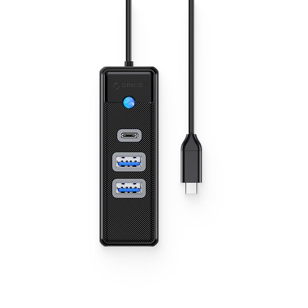 PWC2U-C3 USB-C - USB-A USB-C rozbočovač - černý