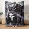 Predator Print Flannel Blanket High Quality Warm Comfortable Cover for All Seasons Perfect for Gifts Home Decor