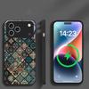 Mandala Spiral Pattern Suitable For iPhone 16E 17 Pro Max 15 Pro 14 13 Plus 12 Mini 11 16 Air 17Pro Magnetism Glass Phone Case