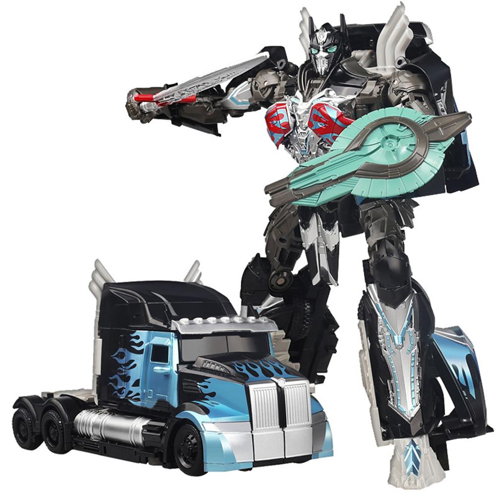 Manual Deformation Robot Car Toys Model for Kids Portable Alloy Deformation Action Figure Ornaments for Birthday and Party