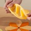Silicone Ice Cube Tray Three Compartment Twist Release Ice Mold Food BPA-free Grade Safe Ice Cube Maker